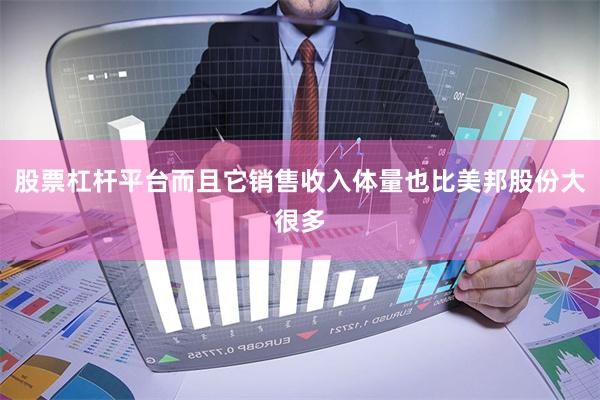 股票杠杆平台而且它销售收入体量也比美邦股份大很多